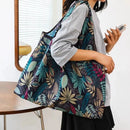 Axyaa Foldable Portable Storage Bag Grocery Tote - Eco-Friendly, Heavy-Duty Handbag
