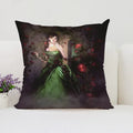Axyaa Rose Print Pillow Cover - Romantic Home Decor & Gift