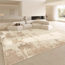 Axyaa French Cream Waterproof Carpet - Soft Fluffy Area Rug for Bedroom and Living Room