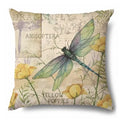 Enchanted Garden Butterfly Moth Pillow Cover by Axyaa - Sofa Bedroom Car Cushion Cover