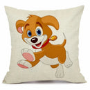 Axyaa Pet Dog Pattern Cushion Cover - 45X45cm