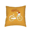 Axyaa Love Birds Red Tree Cushion Cover - Bedroom Decor Pillowcases