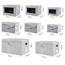 Axyaa Large Capacity Foldable Storage Box: Multi-Purpose Organizer for Clothes, Quilts, and Office Supplies