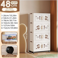 Axyaa Foldable Storage Box, Heavy-Duty with Wheels, Ideal for Snacks/Clothes/Books, Multiple Sizes