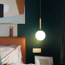 Axyaa Modern Glass Ball Chandelier LED Pendant Lights for Home Decor