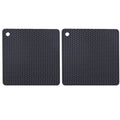 Axyaa Silicone Coasters Set - Heat Resistant & Nonslip Multifunction Kitchen Accessories