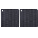 Axyaa Silicone Coasters Set - Heat Resistant & Nonslip Multifunction Kitchen Accessories
