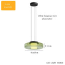 Axyaa Glass Pendant Light - Modern Minimalist LED Chandelier for Home, Restaurant, Bar