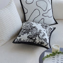 Axyaa Black Nordic Style Decorative Cushion Cover for Living Room Sofa