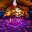 Axyaa Mini LED Atmosphere Light: USB Colorful Portable Party Bar Bedroom Lamp