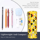 Axyaa Leather Pencil Case Minnie Mickey Stylish Large Capacity Student Gift