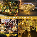 Axyaa Solar LED Fairy String Lights for Outdoor Garden Decoration