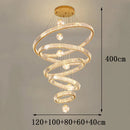 Axyaa Crystal Chandelier Pendant Light for Living Room Bedroom Ceiling Decor
