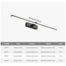 Axya LED Bathroom Wall Light Three Colors Aluminum Fixture Mirror Lamp