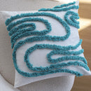 Axyaa Blue Jacquard Embroidery Sofa Pillowcase Cojines Throw Headboard Cover