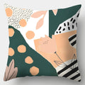Axyaa Abstract Art Pillowcase: Parent-child Gift, Home Decor Square Cushion Cover