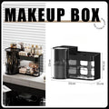 Axyaa Rotating Makeup Organizer for Cosmetics and Brushes