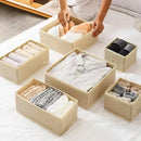Axyaa Fabric Drawer Organizers for Clothes Closet Storage - Set of 4