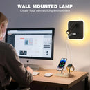 Axyaa Rotatable LED Wall Lamp with USB Charging & Switch - Bedroom Spotlight