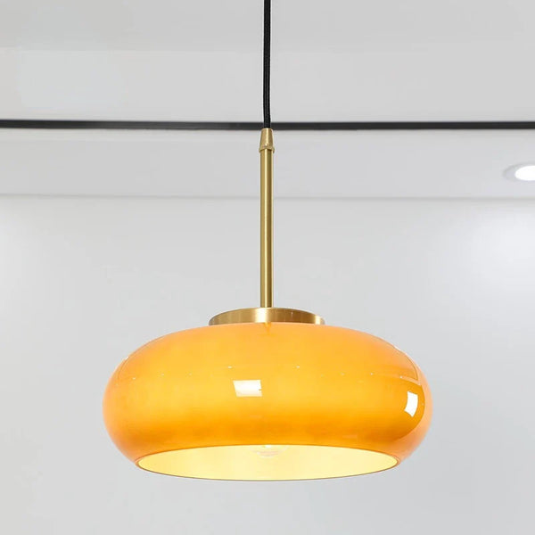 Axyaa Silent Glass Pendant Lamp Nordic Bauhaus Hanging Light