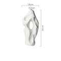 Axyaa Nordic Ceramic Vase | Creative Chinese Décor for Middle-Aged Home | Elegant Floor Vase