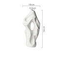 Axyaa Nordic Ceramic Vase | Creative Chinese Décor for Middle-Aged Home | Elegant Floor Vase