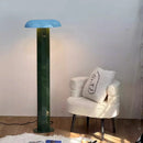 Axyaa Modern Blue Green Floor Lamp for Living Room, Bedside, or Sofa