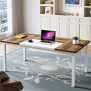 Axyaa 55" Computer Desk - Home Office Writing Table Workstation