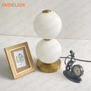 Axyaa Modern Glass Table Lamps for Home Decor and Lighting