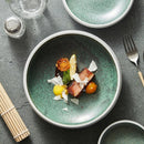 Axyaa Ceramic Dip Dish: High-grade Japanese-style Snack Plate for Home & Hotel