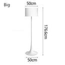 Axyaa Mushroom Designer Floor Lamp E27 for Living Room Bar Restaurant Decor White Black