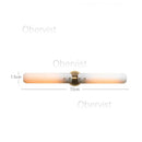 Axyaa LED Wall Sconce Copper Gold White Minimalist Art Deco Wall Light