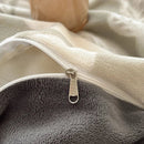 Axyaa Class A Milk Fleece 4-Piece Winter Bedding Set - Warm Quilt Cover