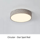 Axyaa Nordic Minimalist Yellow Star LED Ceiling Lamp