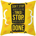 Axyaa Summer Ice Cream Cushion Cover - Yellow Fashion Home Decor