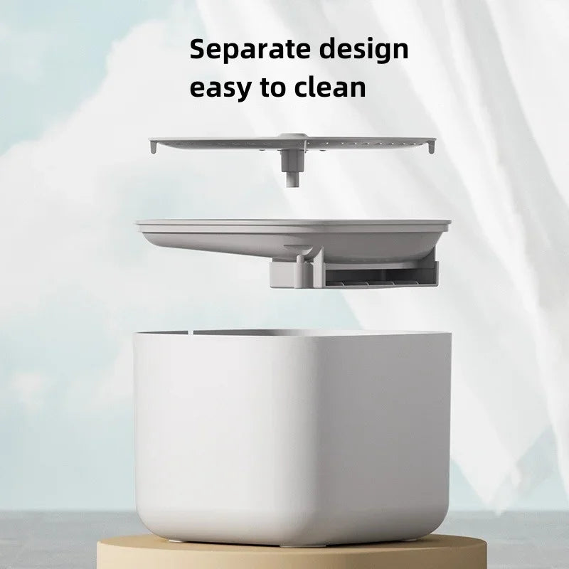 Axyaa Cat Water Fountain: Large Capacity Electric Pet Drinking Bowl