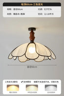 Axyaa Vintage Rattan Chandelier Light for Dining Room Bedroom