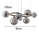 Axyaa LED Chandeliers: Modern Hanging Lights for Living Room and Dining Room