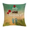 Axyaa Printed Linen Pillowcase 45*45cm for Sofa Chair Decoration