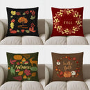 Axyaa Autumn Squirrels & Leaves Pillow Cover