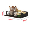 Axyaa Sink Rack Basket Organizer - Slide Drawer Storage Tray for Kitchen Cabinet