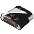 Axyaa Frieren Plush Blanket 150*125cm - Custom Throw Blanket for Sofa Bed, Lounge