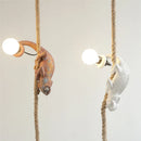 Axya Resin Lizard Pendant Light: Animal Chandelier for Living Room & Children's Room Decor