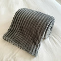 Axyaa Rabbit Plush Flannel Blanket Cover - Cozy Nap Blanket, Machine Washable