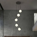 Axyaa Nordic Stair Chandelier, Living Room Pendant Lights, Ceiling Light, Indoor Lighting