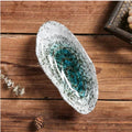 Axyaa Ceramic Sushi Sashimi Plate Set for Japanese Restaurant, Hotel - Cold Dish, Oyster Shell, Cuttle Fish