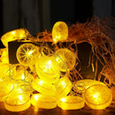 Axyaa Lemon Orange Slice String Lights for Home Party Decor