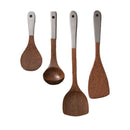 Axyaa Solid Wood Cooking Tools Set - Long Handle Kitchenware
