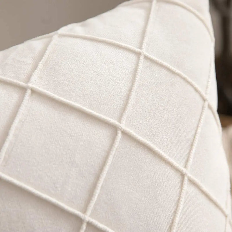 Axyaa Velvet Cushion Cover - Nordic Style Ultra Soft Pillowcase