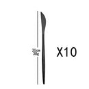 Axyaa Stainless Steel Cutlery Set - 10 Pieces of Mirror Flatware Tableware